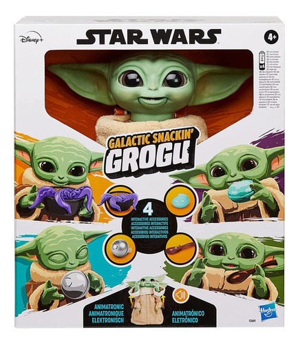 Galactic Snackin' Grogu Animatronic, Baby Yoda, Star Wars