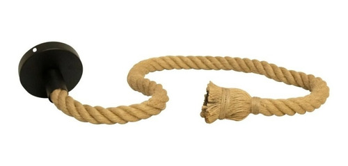 Lampara Socket Vintage Techo Con Cable Textil 90 Cms E27
