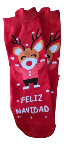 Pack 4 Pares De Calceta Navidad Unisex