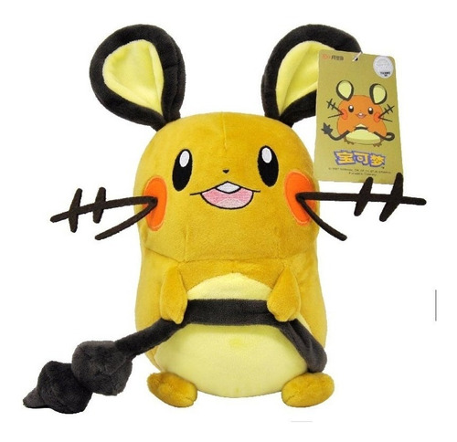 Dedenne Pelúcia Pokémon Original Nintendo 24cm Pronta Entreg