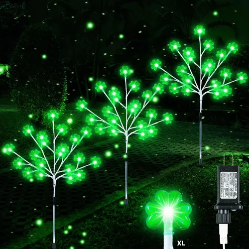 6 Decoracion Para Exterior Dia San Patricio Luz Camino 8 Led