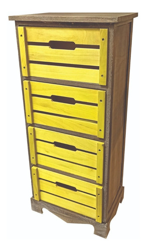 Cajonera Vintage Mueble Baño Auxiliar Organizador Rustico