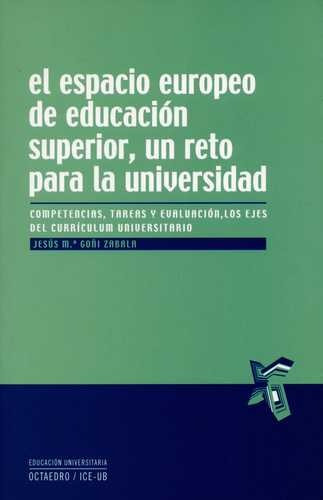 Libro Espacio Europeo De Educación Superior, Un Reto Para L