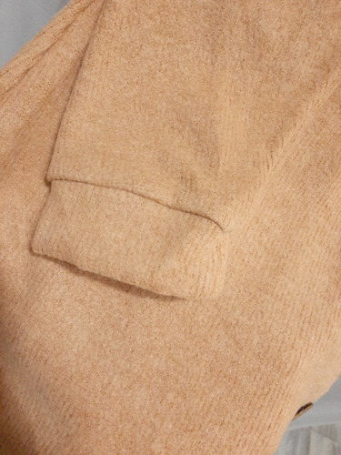 Saco Abrigado Camisaco Lanilla Mujer