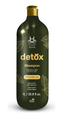 Hydra Vegan Detox Shampoo 1l (vegano)
