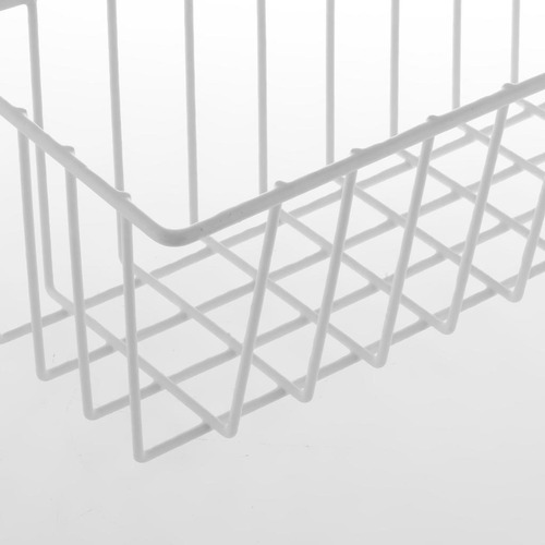 Cesta Colgante De Hierro Blanco