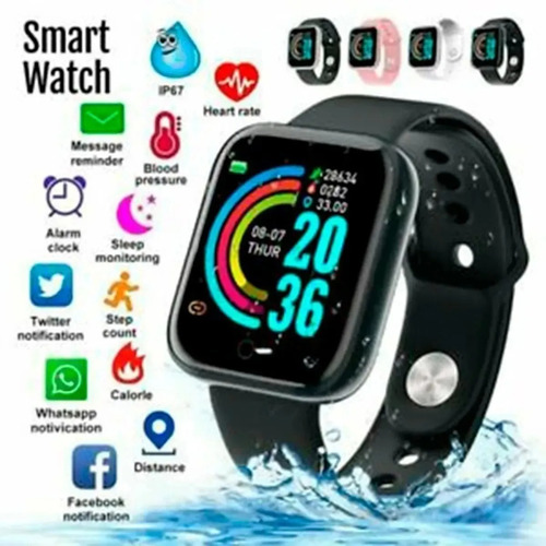 Imagen 6 de 8 de Smartwatch Reloj Smart Band Bluetooth Fitness Cardio