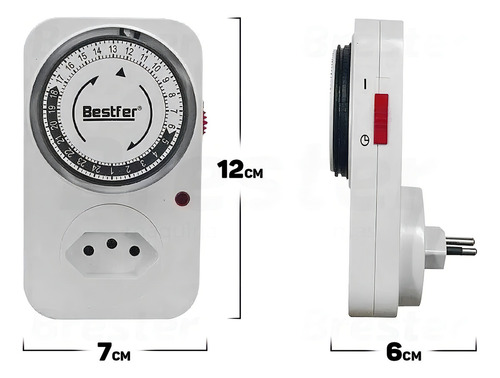 Temporizador Analógico 24h Bivolt Bestfer