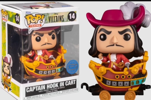 Funko Pop Disney Villains Captain Hook In Cart (14) Special