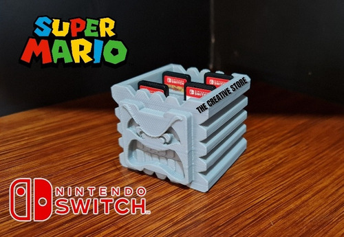 Roca Picada Porta Juegos - Mario Bros - Nintendo Switch