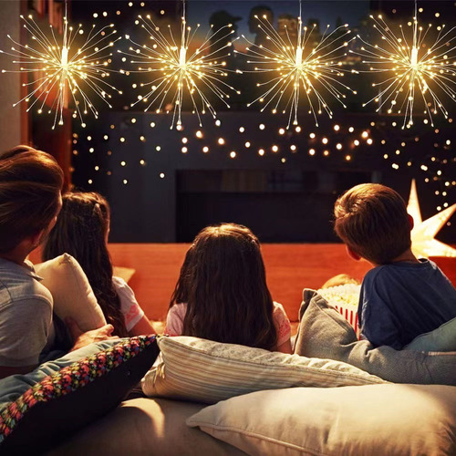 Xv Nuevas Luces Hadas Fuegos Artificiales Navideños 480