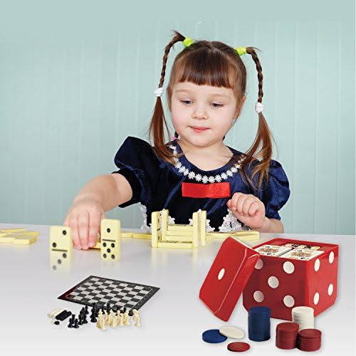 Gamie Juego De Cubo De Dados 6 En 1 Juego De Mesa Y Juego De