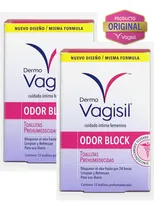 Comprar Kit 2 Toallas Femeninas Dermo Vagisil para Higiene Íntima Odor Block 12 Unidades Individuales