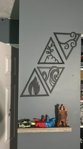 Pack Decoración Para Muros - Elementos - Forma Triangular