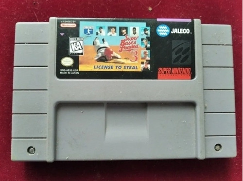 Super Bases Loaded 3 ( Juego Super Nintendo Snes ) 10v\(^o^)