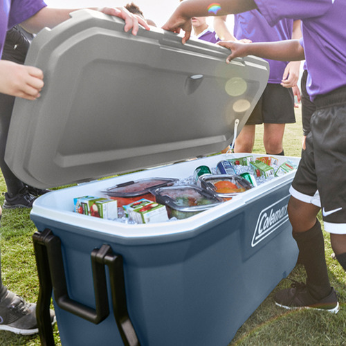 Conservadora Coleman Xtreme 100 Qt Chest Con Ruedas Camping Color Lakeside