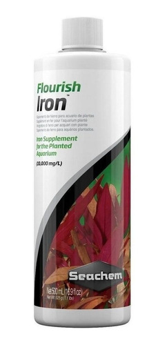 Seachem Flourish Iron 500ml Ferro P/ Aquário Plantado Full