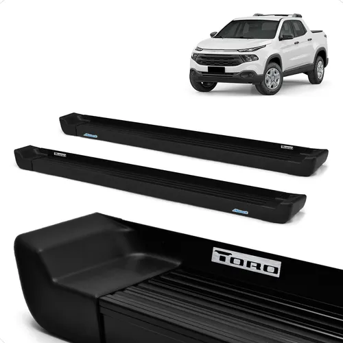 comprar Estribo Fiat Toro Volcano 2020 2021 2022 Prime Preto