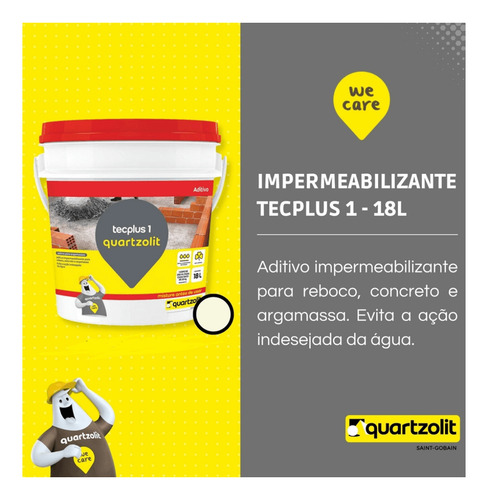 Impermeabilizante Tecplus 1 Concreto E Argamassas Quartzolit
