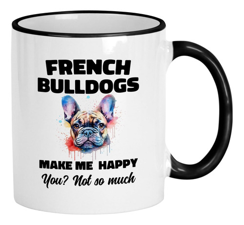 Regalos De Bulldog Francés Casitika. Taza De Café Frenchie D