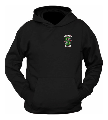 Buzo Hoodie Canguro Frisado Riverdale South Side Serpents Ce