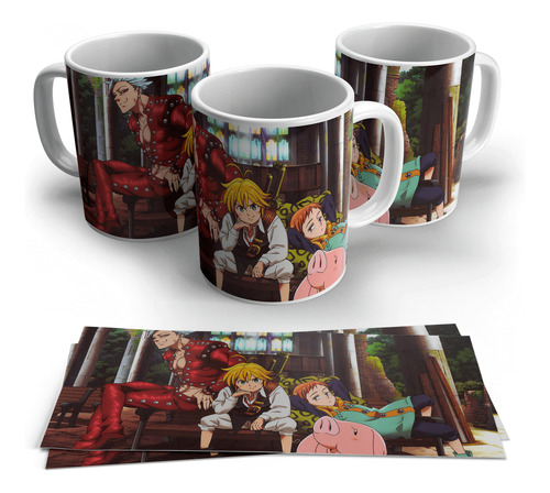 Caneca Nanatsu No Taizai - Ban Meliodas King E Hawk