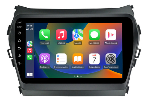 Estéreo Android Hyundai Santa Fe 16-18 Gps Wifi Bluetooth