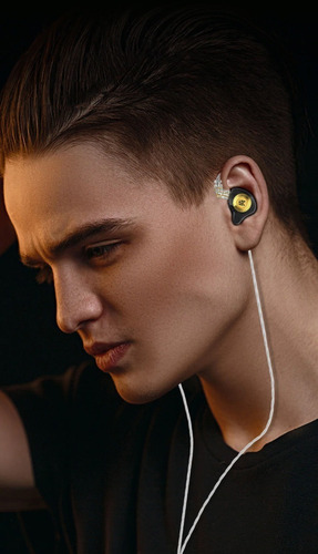 Imagen 3 de 6 de Auriculares In Ear Kz Edx Ultra Dinamico Cable Sin Microfono