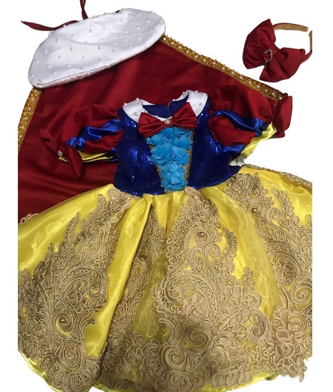Vestido Blanca Nieves 12 Meses | MercadoLibre ???? Vestido Blanca Nieves 12 Meses | MercadoLibre ????
