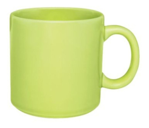 Jarro Taza Mugg 360 Ml Cerámica Biona Con Asa Colores