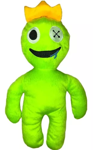 Boneco Pelúcia Roblox Rainbow Friends Green Verde Brasil Toy