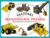Comprar Vectores Corte Laser Maquinaria Pesada Con Manuales Armado