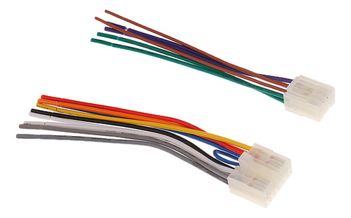 Set 2pcs Car 10pin + 6 Pin Cable Arnés Conector Arnés De