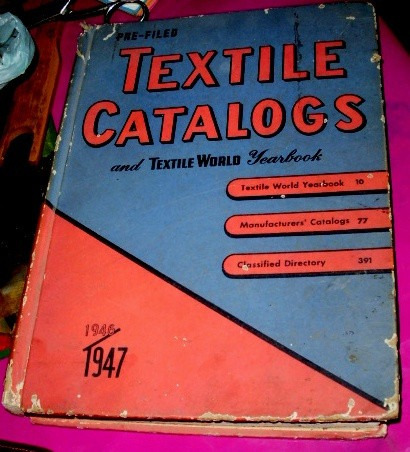 1947 Antiguo Catalogo  Maquinas Textiles Equipamiento- Libro