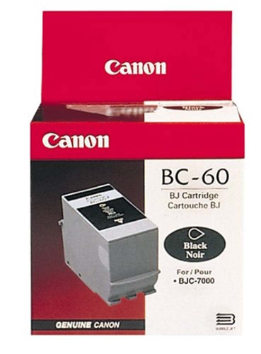 Cartucho Tinta Canon Bc-60 Negro Original P/ Bjc7000 Bjc8000