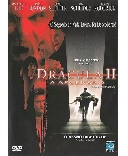 Dvd Drácula 2 A Ascensão - Wes Craven - Lacrado Original