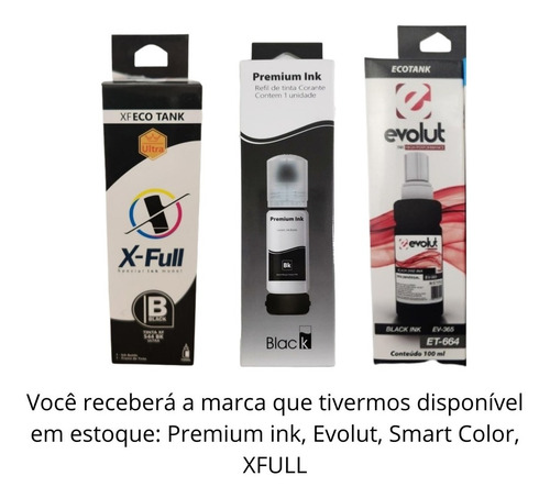 5 Tintas Compatíveis 544/504 70ml Para L3150 L3110 L4150