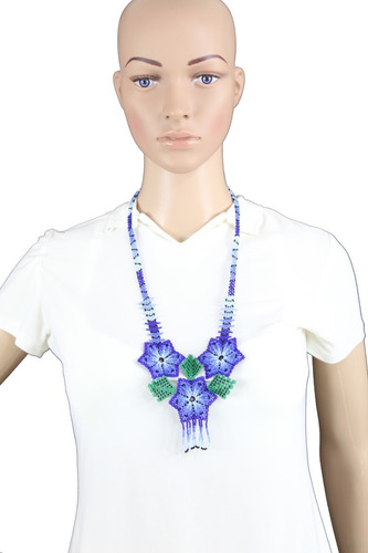 6pzs Collar Arte Huichol De Chaquira