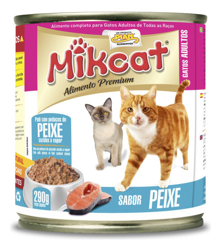 Alimento Húmedo En Lata Para Gatos Mikcat Bye