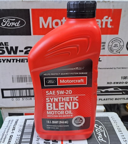 Aceite De Motor Motorcraft Viscosidad 5w-20 Original