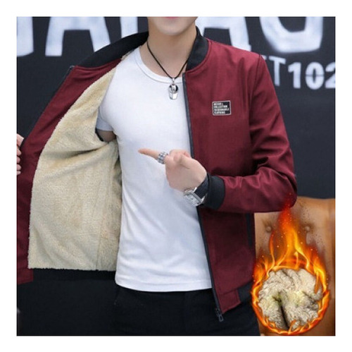 Chaqueta Bomber Para Hombre Abrigo Polar [u] [u] 