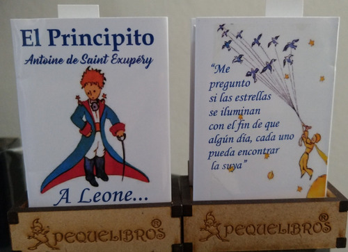 Souvenirs Libros En Miniatura Minilibros  El Principito