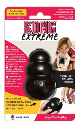 Juguete Kong Extreme Super Resistente Rellenable Perros S