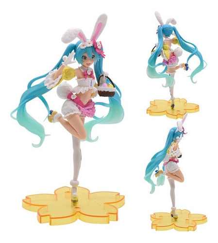 Anime Hatsune Miku Sakura Acción Figura Modelo Juguete 23cm