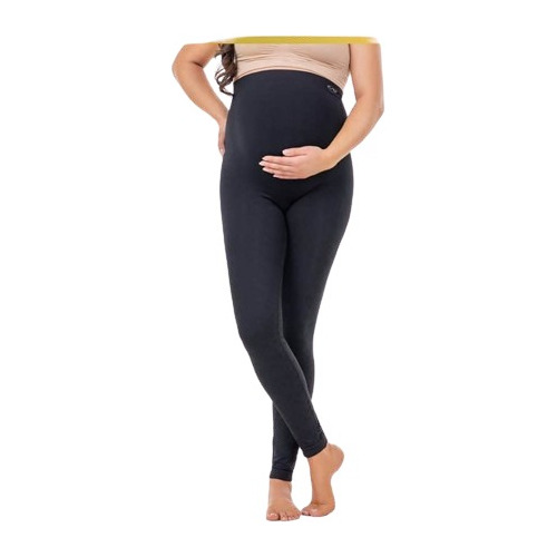 Leggins Para Embarazadas Control Estrias Hilado De Cobre