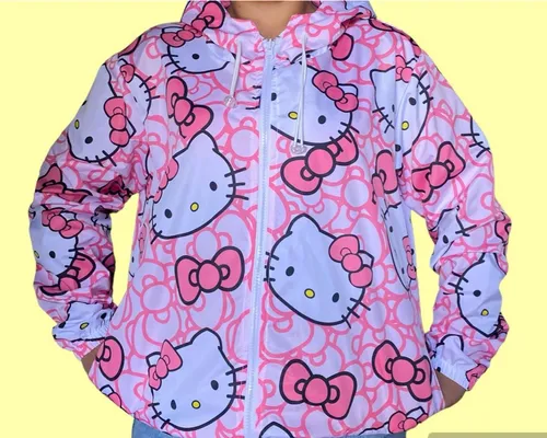 Chaqueta Rompevientos Estampada