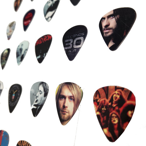 Kit 20 Palhetas Guns N´ Roses Guitarra Violão Baixo Ukulele