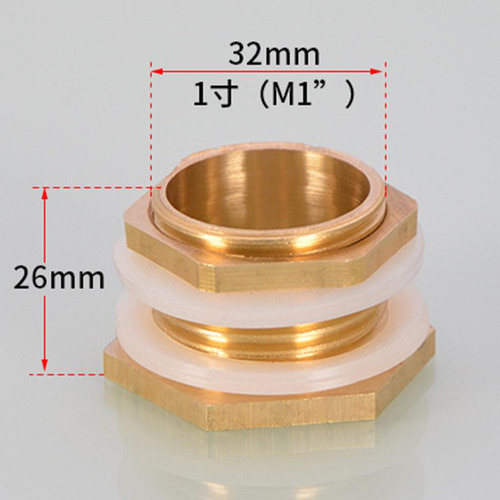 Montaje Del Mamparo Del Conector Del Dn25 26mm Dn25 26mm
