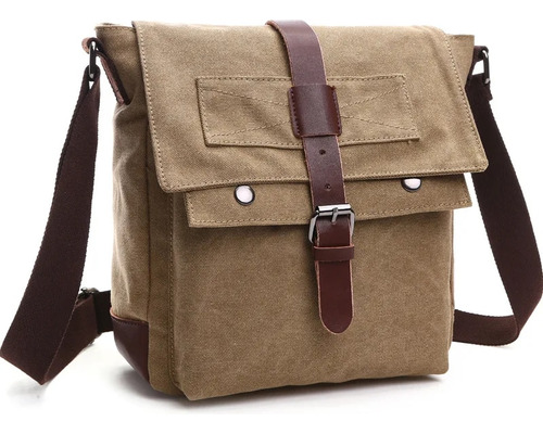 Bolsos De Mensajero Para Hombre, Bolsa De Lona Tipo Bandoler