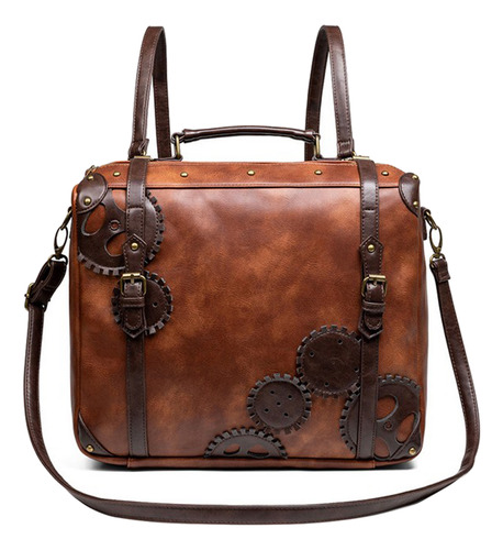 Steampunk Pu Cuero Punk Causal Body